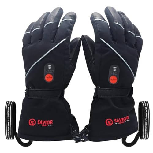 SAVIOR HEAT Rechargeable Heated Leather Gloves