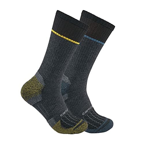 Carhartt Force Midweight Steel Toe Crew Sock (2-pack)