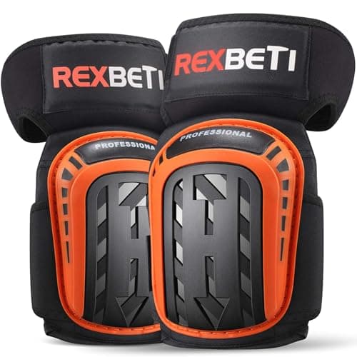 REXBETI Anti-Slip Construction Gel Knee Pads